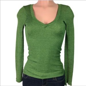 Michael Stars stretch v Neck sweater